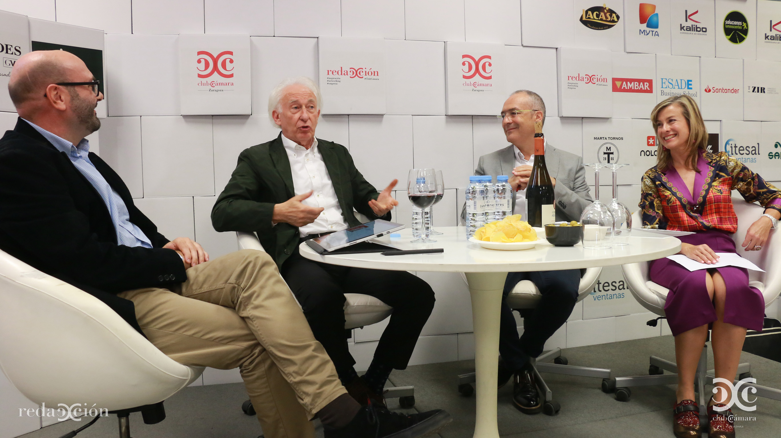 Ramón Añaños, Albert Boadella, José Javier Rueda y Valle García de Novales.