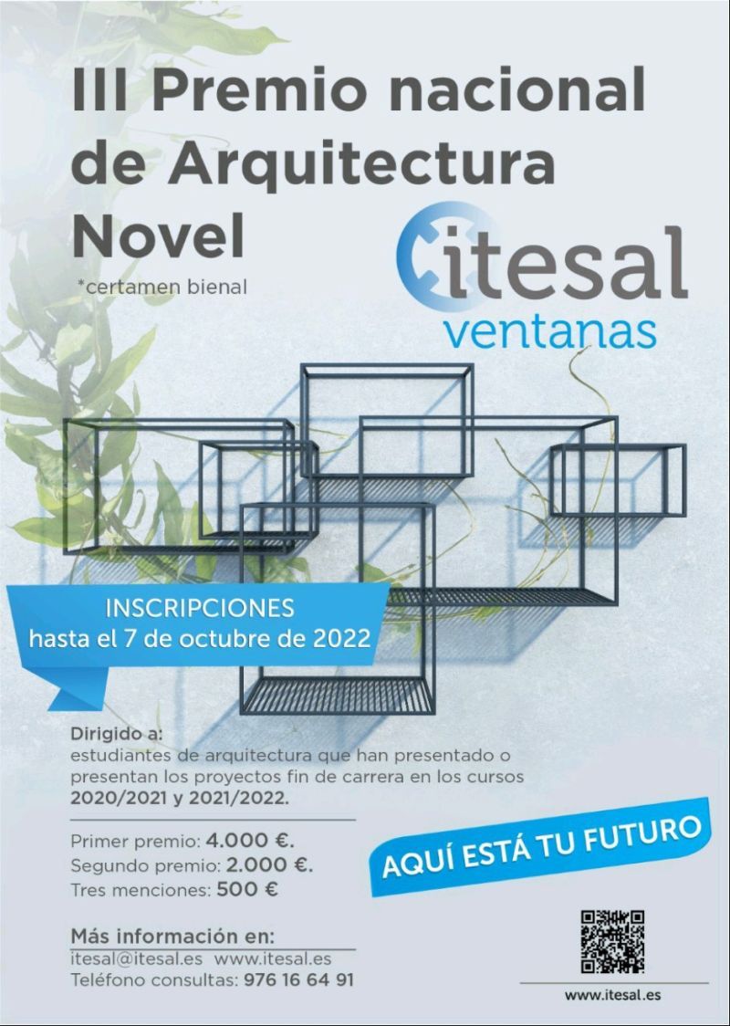itesal premio arquitectura novel