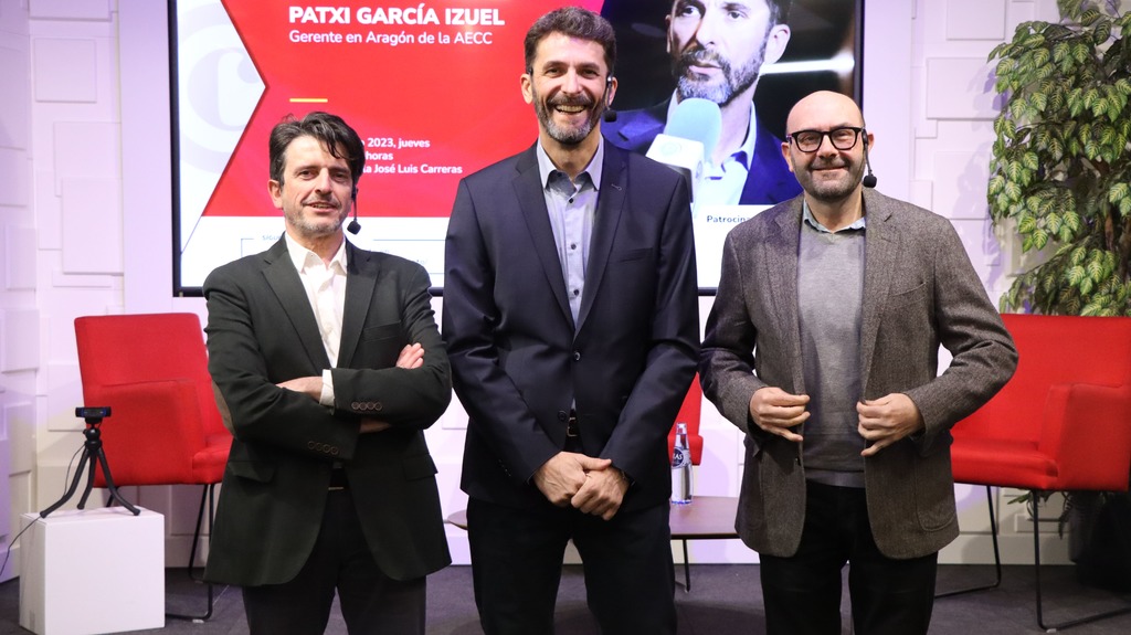 Oscar Sanz (Kalibo), Patxi García (AECC), Ramón Añaños (Club Cámara)