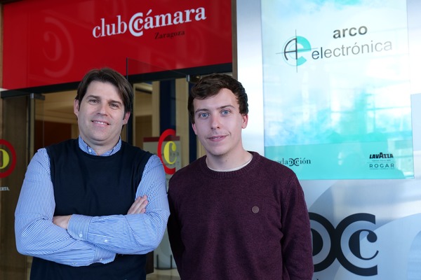 Sergio Alonso y Jorge Estarada de la empresa Arco Electrónica
