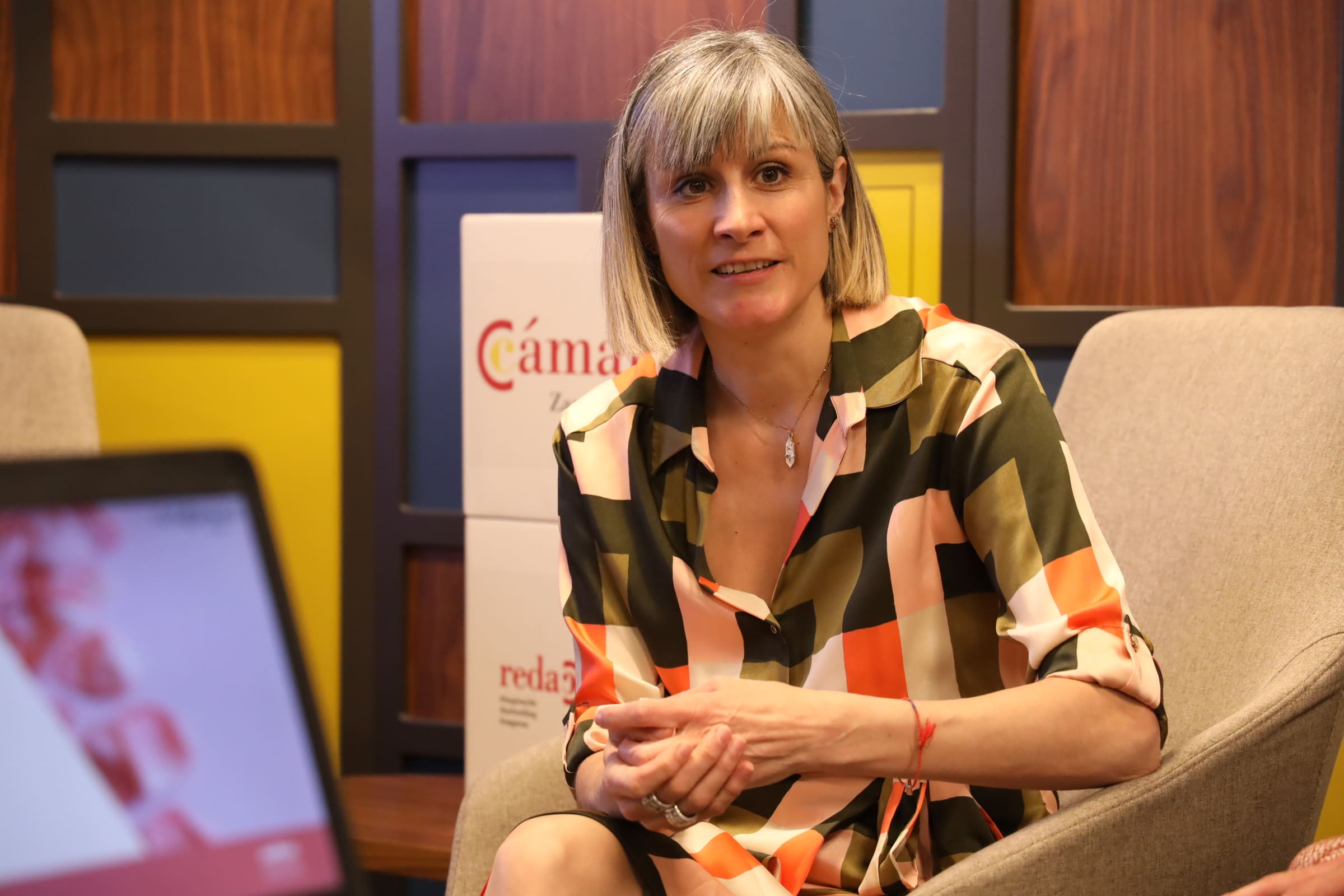 Laura Carrera, CEO de Innoflower, en el Very Welcom del Club Cámara
