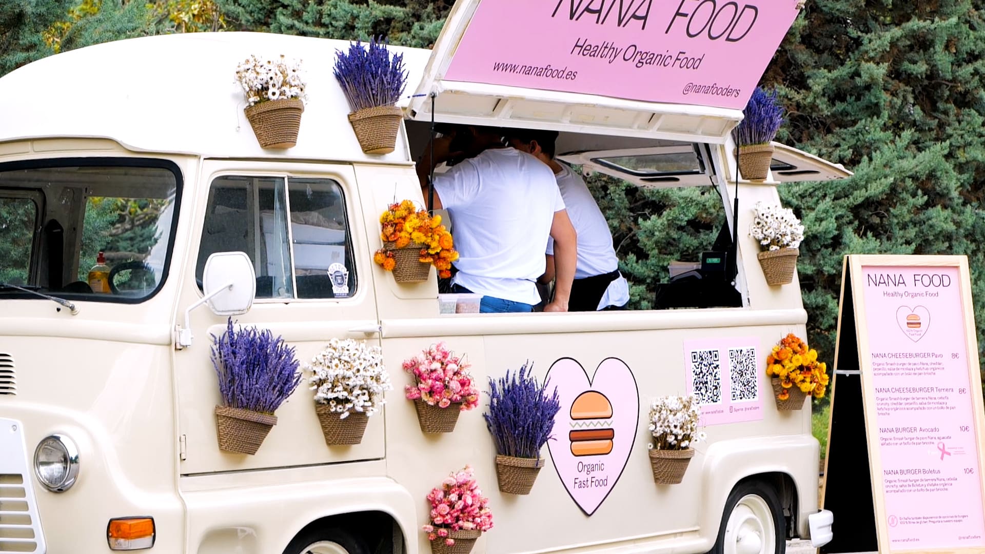 Stand de Nana Food en el Zaragoza Florece