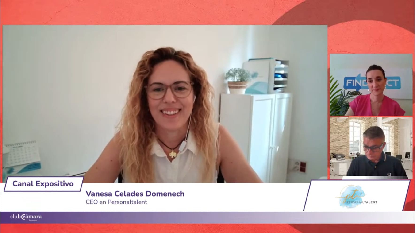 Vanesa Celades en el canal expositivo sobre cómo mejorar la experiencia de los empleados a través de la tecnología