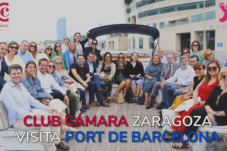 VISITA Port de barcelona, hub logístico mediterráneo, de los socios de club cámara
