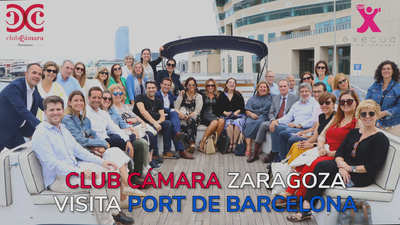 VISITA Port de barcelona, hub logístico mediterráneo, de los socios de club cámara