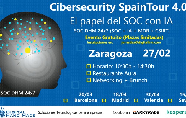 cybersecurity spain tour 4.0 digital hand made