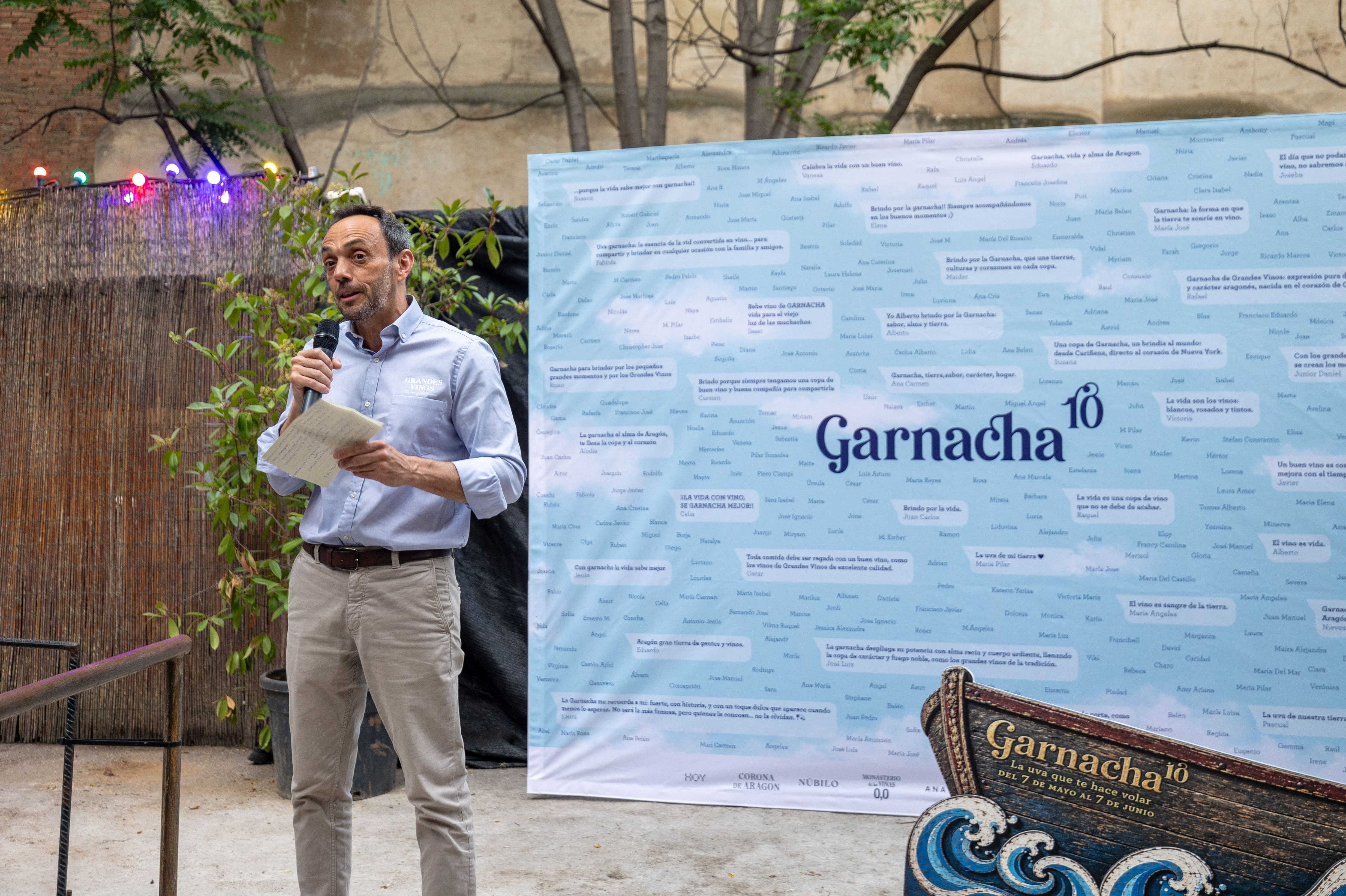 presentación de la campaña garnacha 10 de grandes vinos