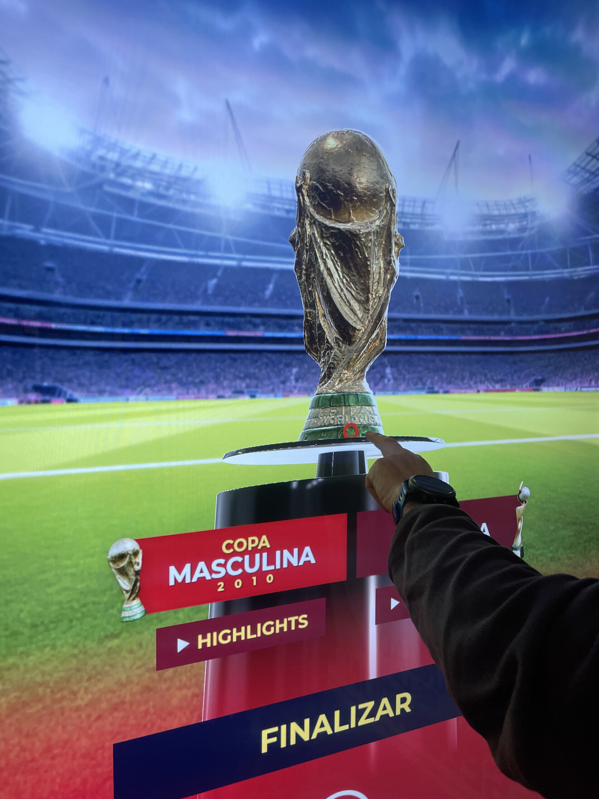 Integra digitaliza en 3D las Copas del Mundo conquistadas por España para el Museo de la RFEF